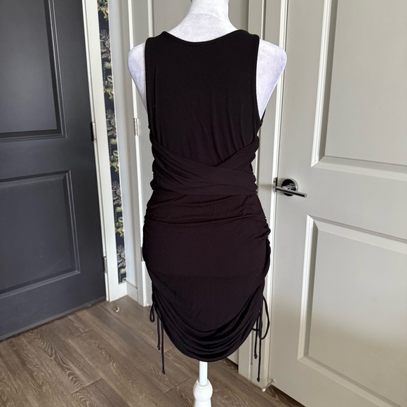 Free People Beach Paradise Convertible Multi-way Tie Dress in Black Size M - Picture 8 of 10